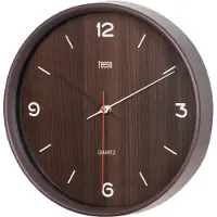 Teesa Väggklocka 30 cm mörkbrun