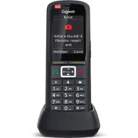 Gigaset Zubehör Telefonanlagen DECT, GAP Trådlös telefon analog Bluetooth, med bas, PIN-kod, Vibration, Återuppringning Svart
