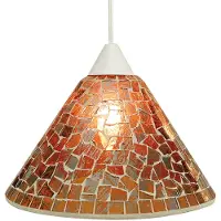 Näve Glas pendellampa Jana, dimbar, Gul / orange, Vardagsrum / matsal, Glas, Orientalisk / Marockansk, Pendellampa