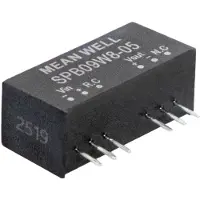 MEAN WELL SPB09W8-12 DC/DC-omvandlare 12 V 0,750 A 9 W, 1 st