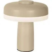 Näve LED bordslampa Pilu, dimbar, Creme / bärnsten, Vardagsrum / matsal, Metall, Modern, LED-bordslampa