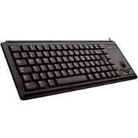 Cherry Compact-Keyboard G84-4400 - Tangentbord - PS/2 - amerikansk - svart