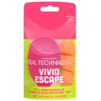 Real Techniques Xl+Mini Mcs Vivid Set Sminksvamp 1 x 4 st