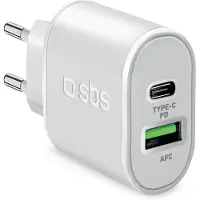 SBS TETRPD20W, inomhus, AC, 9 V, Vit