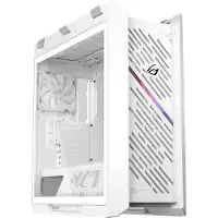 Asus ROG Strix Helios II - White Edition - mid tower - utökad ATX - genomskinlig sidopanel (härdat glas) - ingen strömförsörjning (ATX) - USB/ljud