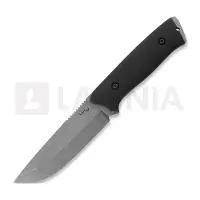 LKW Knives Fox - Stonewash - G10 kniv, svart