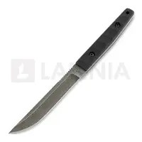 LKW Knives Kwaiken - Stonewash - G10 kniv, svart