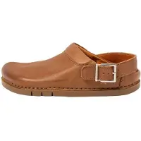 Art unisex. 120241123003_023 Läder Clogs 2024 Kassel brun (39), Hud, Karta, Spänne, Casual