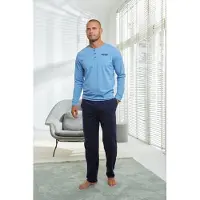 Le jogger Pyjamas lång blå
