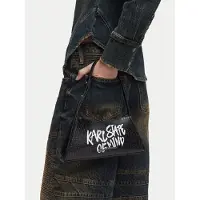 Karl lagerfeld JEANS Axelremsväska svart