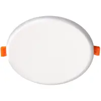Näve LED-inbyggnadslampa Suma, Ø 15,5 cm, vit, dimbar, IP44 dimbar, Vitt / opal, Badrum, Syntetmaterial