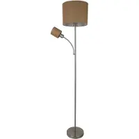 Naeve Golvlampa Filomena, Brun / rost, Vardagsrum / matsal, Metall, Golvlampa