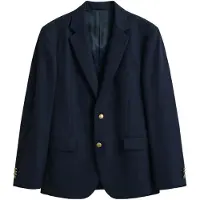 Gant för män. 7706311 Amerikansk marinblå klubbjacka (52), Casual, Ull, Klassisk, Marino