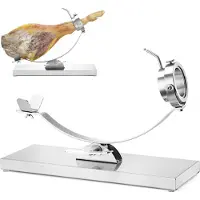 Hendi Ställhållare för curad skinka jamon serrano, stål, 595 x 215 x 300 mm