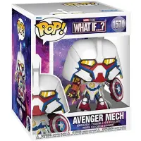 Funko POP! Förundran What If.? Super-mech Figur I Superstorlek 15 Cm
