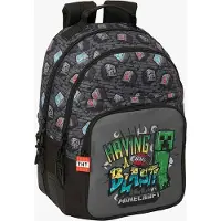 Minecraft Double Minecraft Graffiti 20l 32x15x42 Cm Ryggsäck