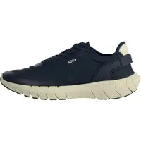 BOSS för män. 50568946 Sneakers Motion Runn marinblå (43), Karta, Nyckelband, Casual, Deportivo, Marino