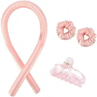 INF Curling kit - Locka håret utan värme Rosa