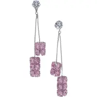 Avant Garde Örhängen 'Zinae' ljusrosa