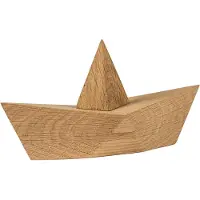Boyhood Pappersbåt - Amiral - Small - Oak - - One Size - Dekoration