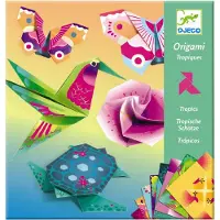 Djeco Origami - Tropikerna - - One Size - Kreativt lekset
