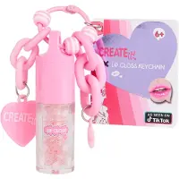 Create It Skapa det läppglans m. Nyckelring - Glitter Hallon - - One Size - Smink