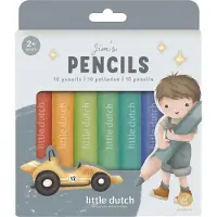 Little Dutch Färgpennor - 6-pack - Jim - Multi - - One Size - Färgset