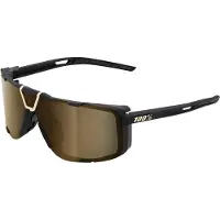100% Eastcraft Soft Tact Black Soft Gold Mirror Hiper Lens Solglasögon