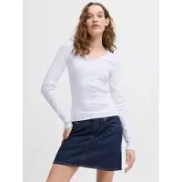 JJXX Freya Straight Fit Långärmad T-shirt Med V-ringning