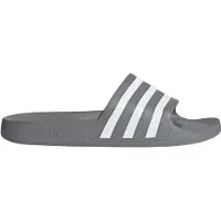 Adidas Pantolette 'Adilette Aqua' grafit / vit