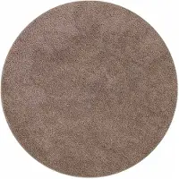 vidaXL Anti-glid Shaggy Matta Brun 160 x 160 cm PP