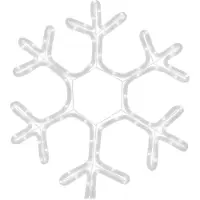 vidaXL Snöflinga ljusslinga med LED 2 st varmvit 38x37 cm