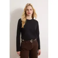 Trendyol T-shirt svart / vit