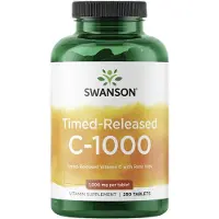 Swanson Health , Vitamin C med Rosor, 1 000 mg, 250 tabletter