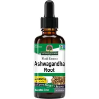 Natures Answer , Ashwagandha Rot, Fluid Extrakt, Alkoholfritt, 2 000 mg, 2 fl oz (60 ml)