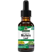 Natures Answer , Mullein Blad, Fluid Extrakt, Alkoholfritt, 1 fl oz (30 ml)