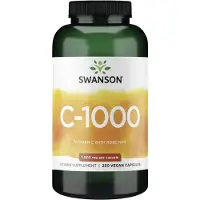 Swanson Health , C-1000, Vitamint C med Rosenskal, 1 000 mg, 250 Kapslar