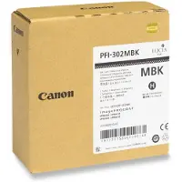 Canon PFI-302MBK mattsvart bläckpatron (original)