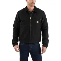 Carhartt Men's Duck Detroit Jacket Black