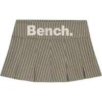 Bench Logo Pleated Stripe Minikjol
