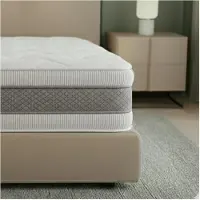 11.11 SRLS Madrass 20 cm med hög fasthet | Tillverkad i Italien 90 x 190 cm vit