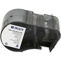Brady M5C-1500-595-CL-BK vinyltejp | svart text - transparent tejp | 38,1mm x 6,1m (original)