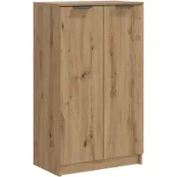 vidaXL Skoskåp artisian ek 59x35x100,5 cm konstruerat trä