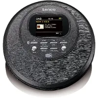 Lenco Discman med DAB Bluetooth och färgkarta TFT Svart
