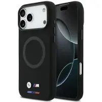 BMW M silikonlogga MagSafe-skal för iPhone 17 Pro Max - svart