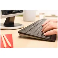 Cherry Jd-8500fr-2 Trådlöst Tangentbord Och Mus Franska