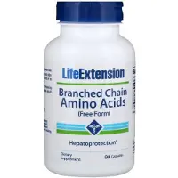 Life Extension , Branched Chain Aminosyror, Free Form, 90 kapslar