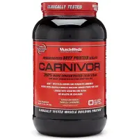 Musclemeds , Carnivor, Bioingenjörerad Beef Protein Isolate, Choklad, 2 lbs (949.2 g)
