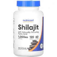 Nutricost , Shilajit, 1 000 mg, 120 kapslar (500 mg per kapsel)