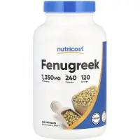 Nutricost , Fenugreek, 240 Capslar (675 mg per Capsel)